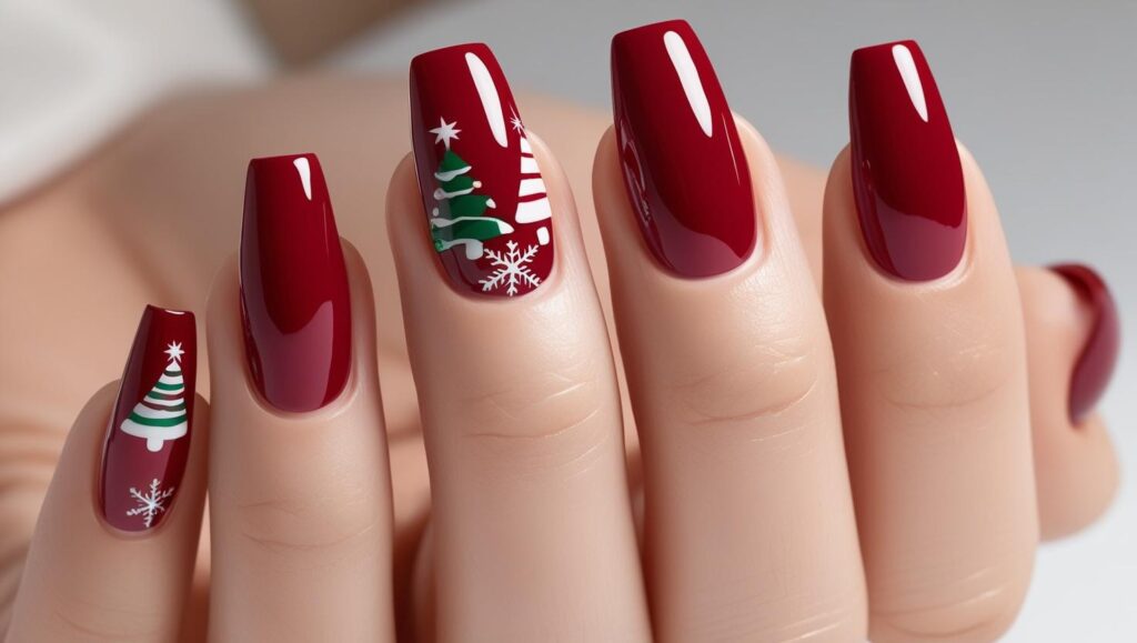 christmas nails