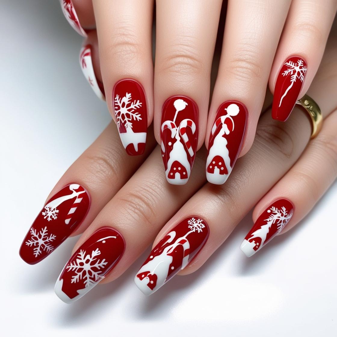 christmas nails