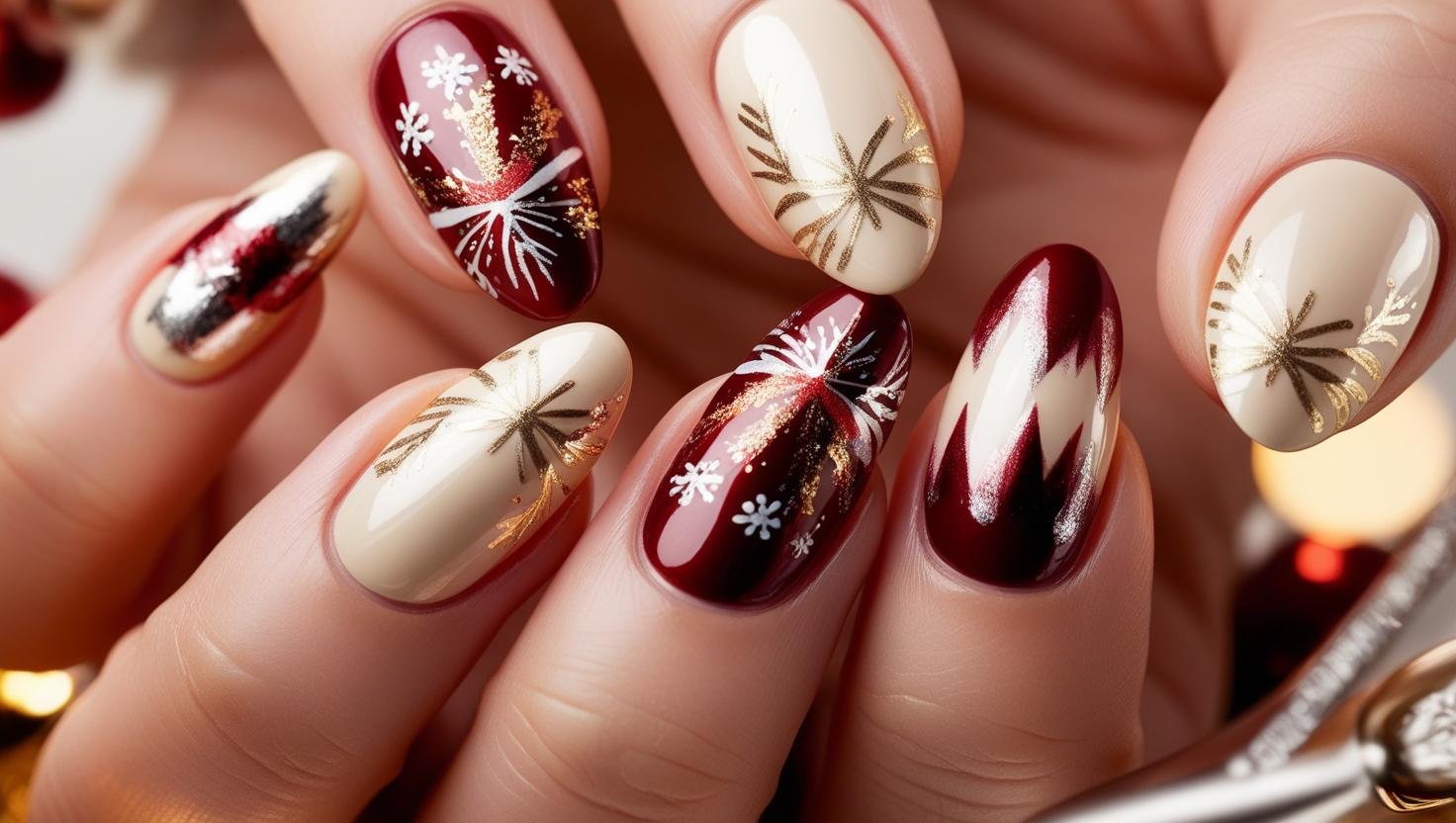 christmas nails